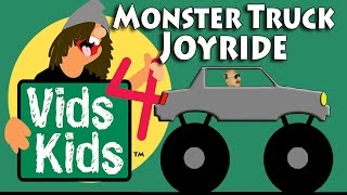 Monster Truck Joyride  Kids Count With Trucks [upl. by Cirnek]