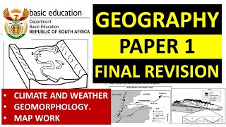 GEOGRAPHY P1 FINAL REVISION CLIMATE amp WEATHER MAP WORK TROPICAL amp MID CYCLONES THUNDEREDUC [upl. by Ailekahs539]