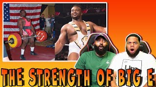 INTHECLUTCH REACTS TO UNBELIEVABLE FEATS OF STRENGTH BY WWE WRESTLERS [upl. by Setarcos755]