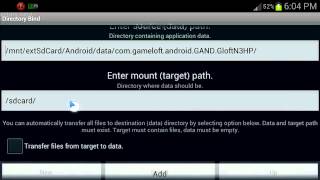 Directory Bind how to move DATA gamesapps SD card to ExternalSD Samsung galaxy S3 [upl. by Anirazc]