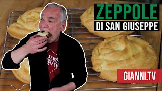 Zeppole di San Giuseppe Italian Recipe  Giannis North Beach [upl. by Anivas]