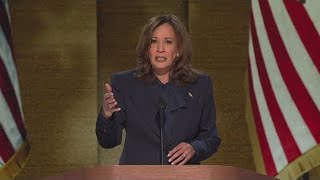 Kamala Harris slams Donald Trump during DNC acceptance speech [upl. by Pyotr]