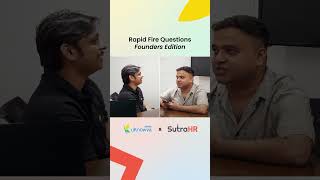 Inside uKnowva HRMS Rapid Fire with Founders Vicky Jain amp Abhay Talekar  SutraHR Insights [upl. by Ymereg]