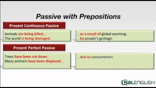 Passive with Prepositions [upl. by Eiuqnom]