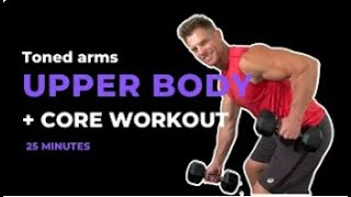 Get Shredded Arms And Abs In Just 25 Minutes Dumbbells Only [upl. by Celestina]