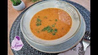 Das Beste und einfachste Linsensuppe der Welt I Türkische rote Linsensuppe RAMADAN [upl. by Busey]