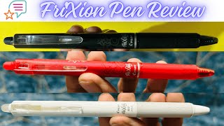 Pilot FriXion Clicker 07  Erasable Rollerball Pen Review  Dont Use For Imp Documents [upl. by Roxane]