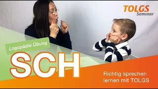 Logopädie Übung für Kinder – Lautbildung SCH [upl. by Fadil]