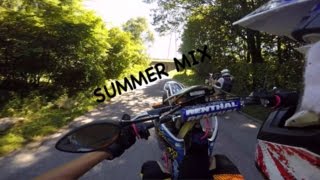 Husqvarna 701 WHEELIES   Valenti sm 50 amp HM 50  summer vibes 2016 [upl. by Essa369]