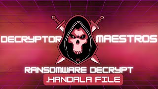 Decrypt Virus File HANDALA Ransomware Removal amp Decrypt HANDALA Files [upl. by Fidelis]