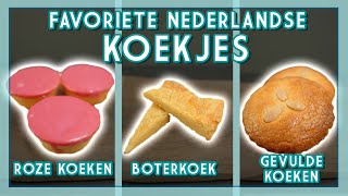 FAVORIETE NEDERLANDSE KOEKJES  EtenmetNick  How to [upl. by Ellivro]