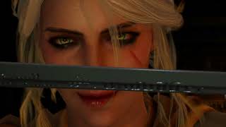 The Witcher 3 Wild Hunt Ciri Becomes A Witcher Ending [upl. by Hildick]