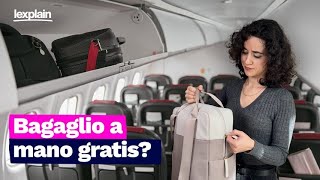 Il bagaglio a mano potrebbe essere gratis non servono più trucchi per risparmiare ✈️ [upl. by Grover764]