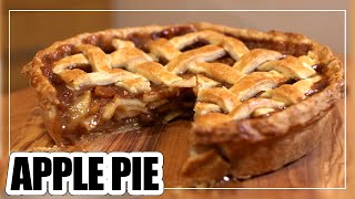 🥧 TARTA de MANZANA AMERICANA  Auténtico APPLE PIE [upl. by Myers]