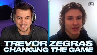 Trevor Zegras Reacts to Torts Comments 👀 [upl. by Enirahtac25]