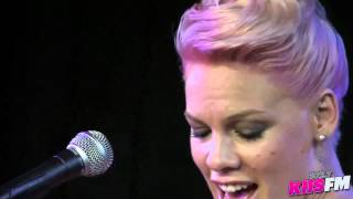 1027 KIISFM Pink quotWho Knewquot Live Acoustic [upl. by Milena]