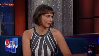 Rashida Jones Teaches Stephen How To Be A Feminist [upl. by Fisuoy909]