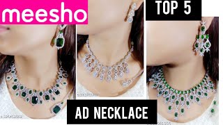 Meesho AD Necklace Jewellery Haul ✨️♥️  Honest Review😱  Meesho Jewellery Haul meesho [upl. by Pete]