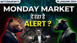 Nifty Prediction amp Bank Nifty Analysis for Monday  29 January 2024 [upl. by Waldron]