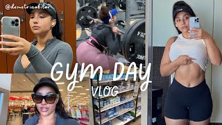 GYM DAY VLOG 🎀🏋🏽‍♀️ leg day GLUTE exercises dealing with hyperthyroidism and a quick target run [upl. by Courcy902]