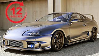 BEST 12 HOUR Toyota Supra 2JZGTE Turbo 2 step rev idle loud Relaxation white noise asmr JDM [upl. by Gatias]