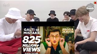 bts reaction to Bollywood song galti de mistake song [upl. by Acysej]