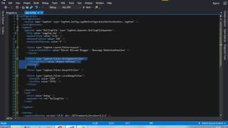 Logging using Log4Net in C Part2 Using Filters [upl. by Allevon962]