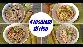 4 insalate di riso [upl. by Dnana]