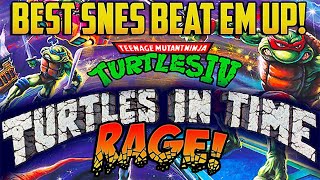 RETRO RAGE TMNT Turtles In Time SNES [upl. by Nisen]