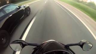 Nissan GTR vs Yamaha R1 vs GSXR 1000 [upl. by Akinet764]