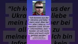 quotIch will nicht töten und nicht getötet werdenquot zitatezumnachdenken ukraine deutschepolitik [upl. by Gertrude577]