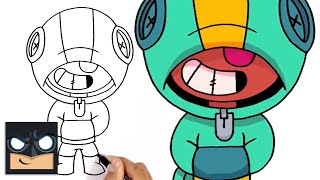 How to Draw Leon  Brawl Stars  Awesome StepbyStep Tutorial [upl. by Fagan]