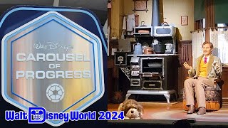 Walt Disneys Carousel of Progress 2024 at Magic Kingdom in 4K  Walt Disney World March 2024 [upl. by Purdum]