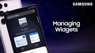 How to add remove and edit widgets on your Galaxy phone  Samsung US [upl. by Medor729]