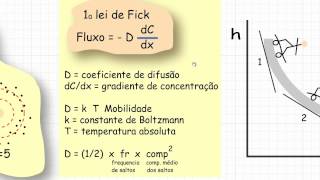 Biofisica de Membranas  Aula 2  Difusão na membrana [upl. by Tammara]