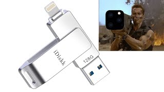 iDiskk Review  Cheap USB Flash Drive for iPhone [upl. by Neral]