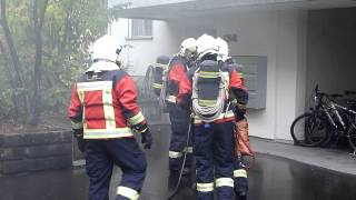 Hauptübung Feuerwehr Ittigen 2012 Teil 78 [upl. by Ttiwed]