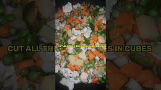 Best way to make mixed vegies for beginners viral youtubeshorts [upl. by Jenilee284]