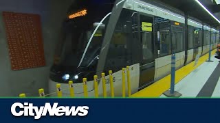 Crosstown LRT construction Tour inside Eglinton station [upl. by Neel]