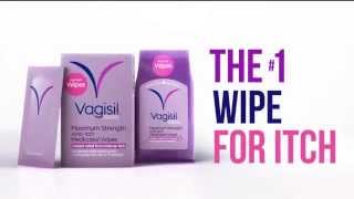 TV Spot  Vagisil Anti Itch Medicated Wipes  Instant Relief In 1 Wipe [upl. by Nodanrb552]