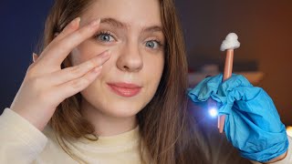 ASMR Fast amp Aggressive Cranial Nerve Exam BUT With Your Eyes CLOSED ✨ Medical Doctor Roleplay [upl. by Schrick]