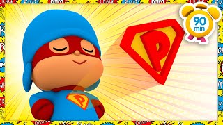 🦸 POCOYO in ENGLISH  ¡This is a super rescue 93 min Full Episodes VIDEOS and CARTOONS for KIDS [upl. by Gawlas]