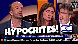 🔴➡️Palestine Manuel Bompard LFI démasque lhypocrisie de BFMTV [upl. by Katharina105]