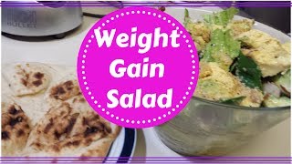 Weight Gain Healthy Lunch Idea 1400 Calories  SkinnyGotCurves  How to Gain Weight [upl. by Pasahow]