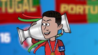 How Ronaldo and Portugal became Euro 2016 Champions against France [upl. by Morgenthaler]