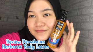 Review pemakaian pertama body lotion Herborist⁉️✅ [upl. by Nuahc]