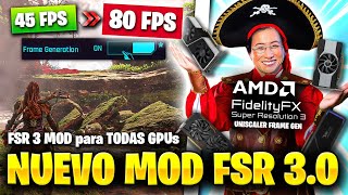 ✅ COMO INSTALAR quotGRATISquot Uniscaler MOD FSR 30 FRAME GENERATION LukeFz para TODOS AMD y NVIDIA [upl. by Torray]