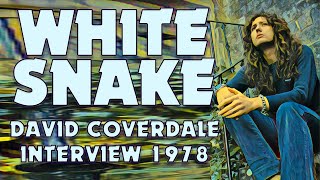 WHITESNAKE interview 1978 [upl. by Pierrepont354]