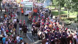 Cranger Kirmes 2012  Unfall beim Kirmesumzug  Scheuendes Pferd  hallohernede TV [upl. by Daven389]