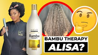 PROGRESSIVA BAMBU THERAPY ALISA MESMO ALISAMENTO SEM FORMOL EM CABELO GROSSO [upl. by Sakiv]